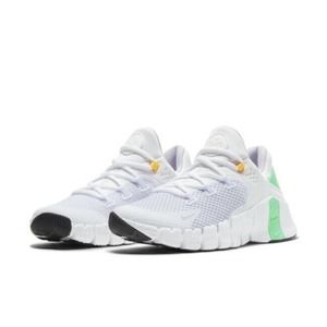 Nike Free Metcon 4 (Womens Size 7) Shoes CZ0596 135 White Green Glow